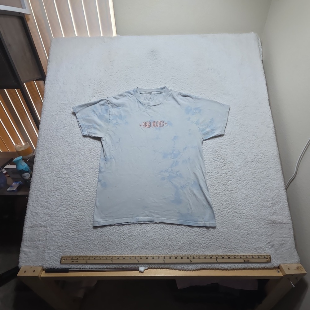 Juice Wrld 999 Club Tie Dye T Shirt Size Medium Hip Hop Rap Music Double Sided